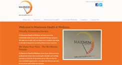 Desktop Screenshot of maxhealthnj.com