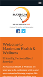 Mobile Screenshot of maxhealthnj.com